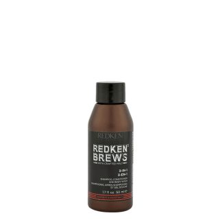 Redken Brews Man 3-IN-1 Shampoo, Conditioner e Bodywash 50ml - shampoo balsamo e bagnoschiuma