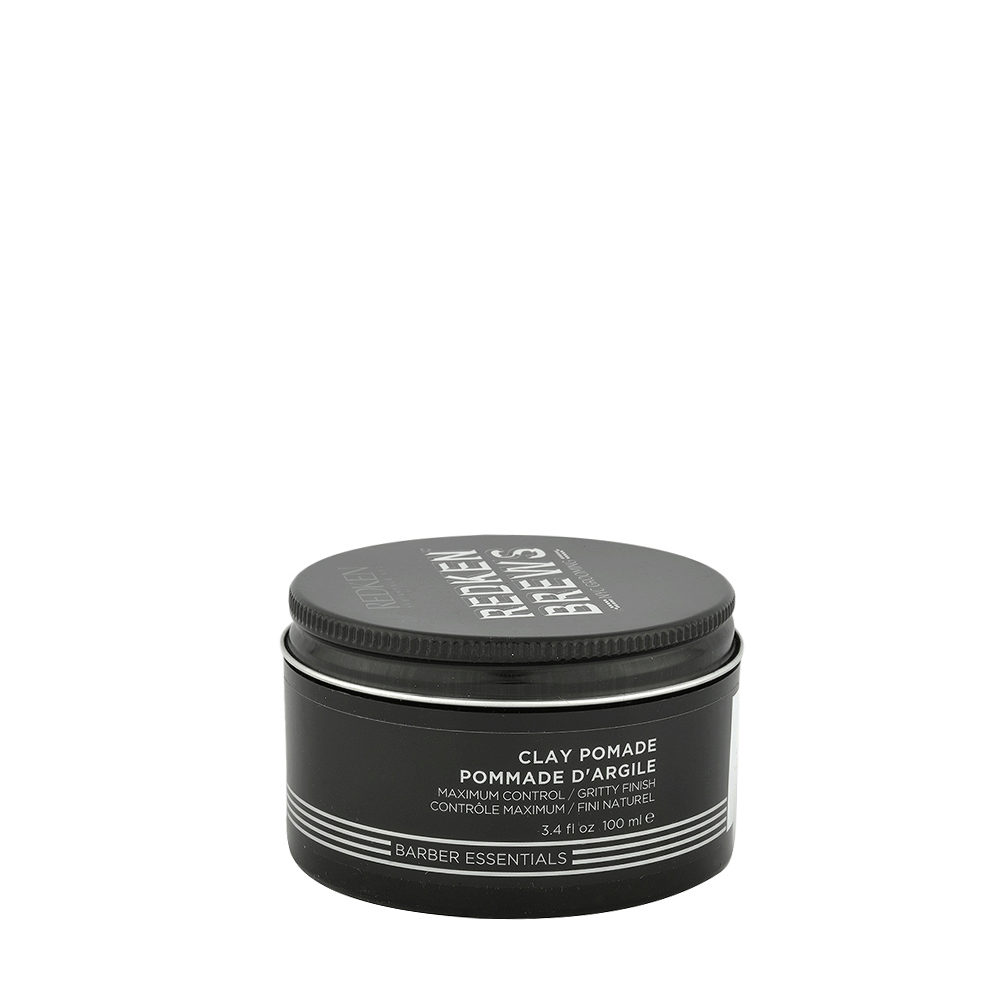 Redken Brews Man Clay pomade 100ml - Cera Ultra Opaca Capelli Fini Da Uomo