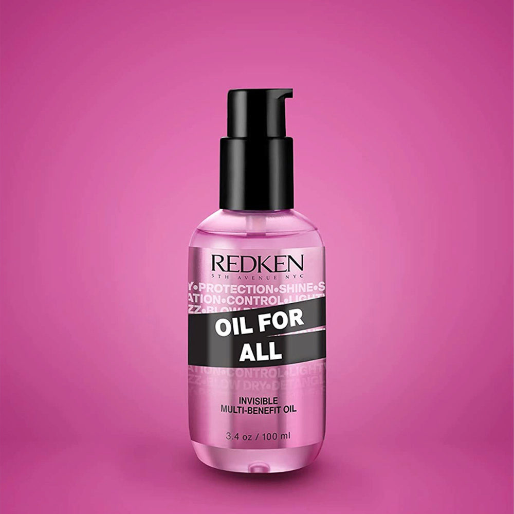 Redken Oil For All 100ml - olio multibenefico per tutti i tipi di capelli - immagine 3