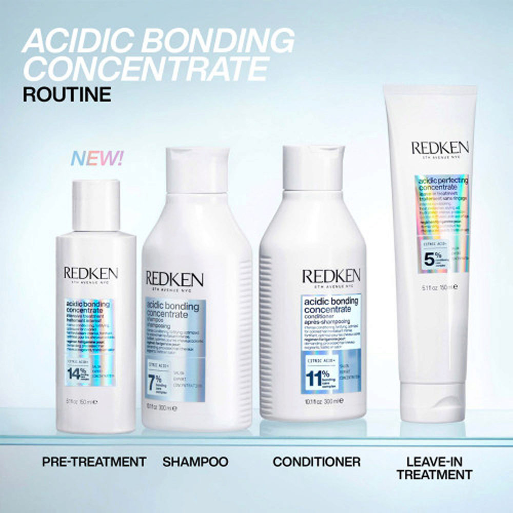 Redken Acidic Bonding Concentrate Leave-in Treatment 150ml - siero senza risciacquo fortificante per capelli danneggiati - immagine 4
