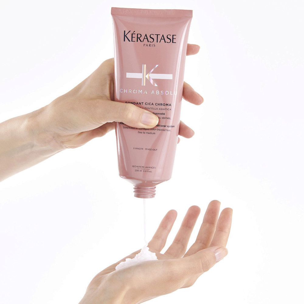 Kerastase Chroma Absolu Fondant Cica Chroma 200ml - balsamo rinforzante capelli colorati - immagine 4